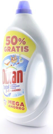 Dixan Total+ Flüssig Waschmittel 3lt (60 Messbecher ) 1cm