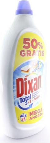Dixan Total+ Flüssig Waschmittel 3lt (60 Messbecher ) 1cm
