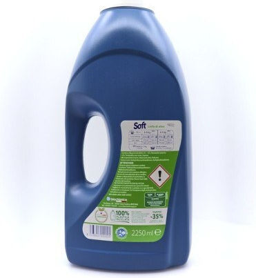 Soft Υγρό Απορρυπαντικό Ρούχων με Άρωμα Aloe Vera 2.25lt (32 Μεζούρες)
