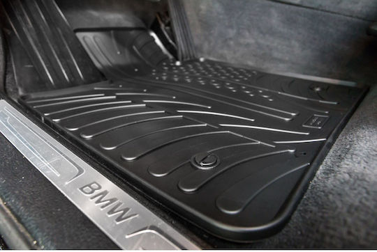 Auto Gs Set of Front and Rear Mats 4pcs for Kia Soul 2014 Black