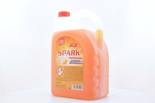 Spark Επαγγελματικό Υγρό Πιάτων με Άρωμα Ξύδι 4lt
