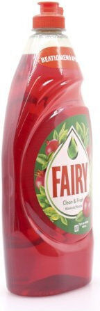 Fairy Clean & Fresh Lichid de Vase cu Aromă Mure roșu 1x900ml