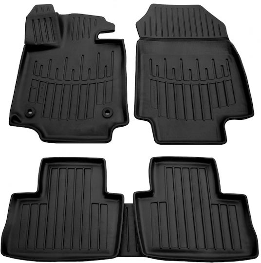Race Axion Set of Front and Rear Mats 5pcs Tray Type for Toyota RAV 4 2021 Black