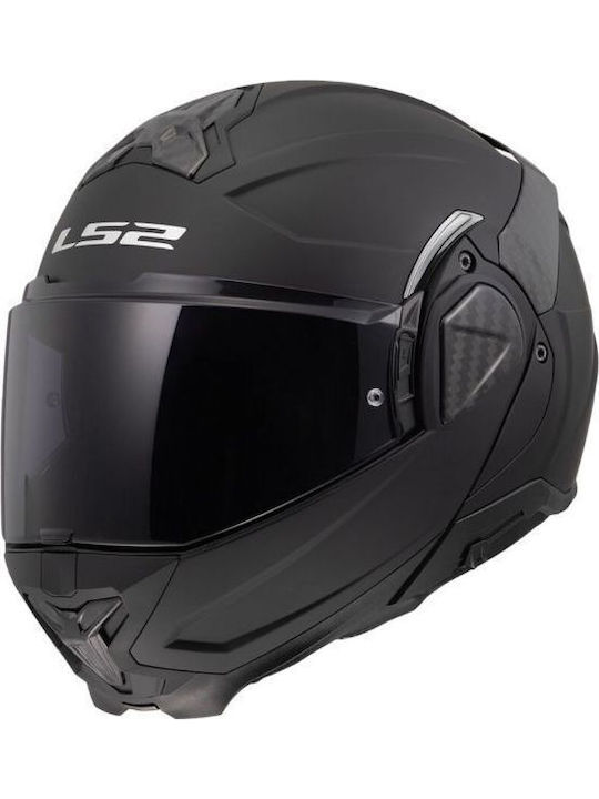 LS2 Advant II Sophia Matt Black-Pink Motorcycle Helmet Flip-Up ECE 22.06 1750gr with Pinlock and Sunvisor