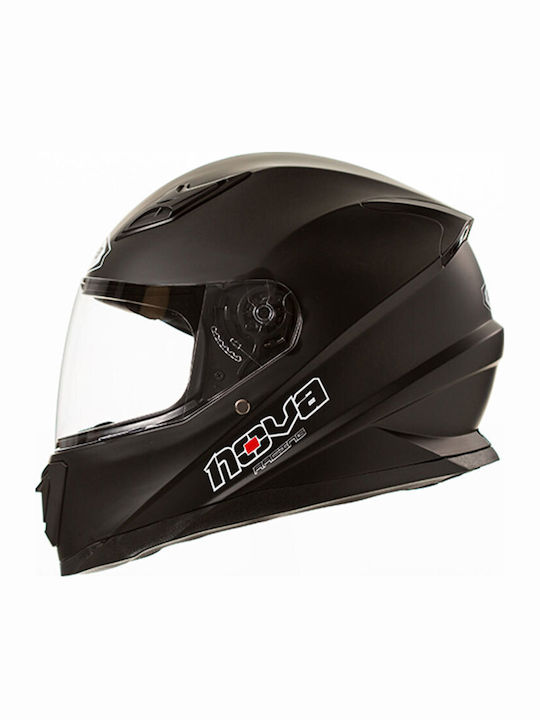 Nova Racing 310-SV Black Matt Motorcycle Helmet Full Face ECE 22.05