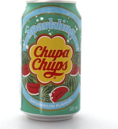 Chupa Chups Безалкохолна напитка Диня с Газировка в Кутия 345мл