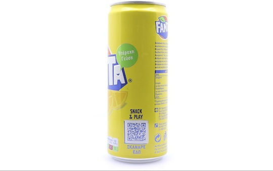 Fanta Лимонада с Газировка в Кутия 330мл