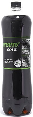 Green Cola Stevia Cola with Carbonation, Sugar-Free in Bottle 1500ml