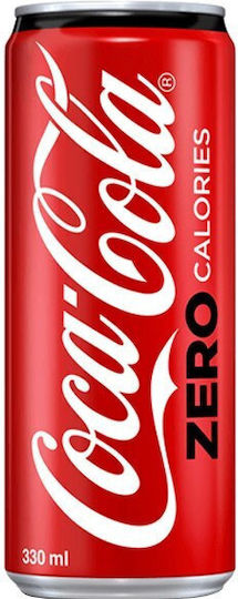 Coca-Cola Zero Cola mit Kohlensäure Ohne Zuckerzusatz in Kiste 330ml