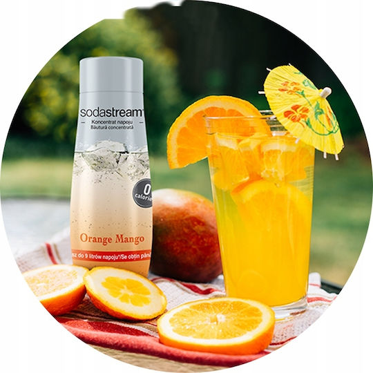 Sodastream Zero Băutură răcoritoare Mango Condensat Fără carbonatare și zahăr în Sticlă 440ml