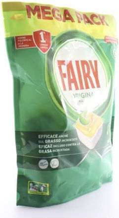 Fairy Original All in One 57 Dishwasher Pods Lemon
