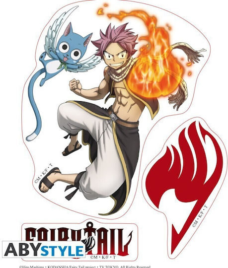 Abysse Детски Декоративен Стикер За Стена Fairy Tail 16x11см