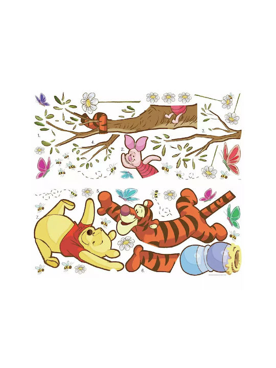 RoomMates Decor Kinder Wandsticker Wand Giant Winnie 39Stück