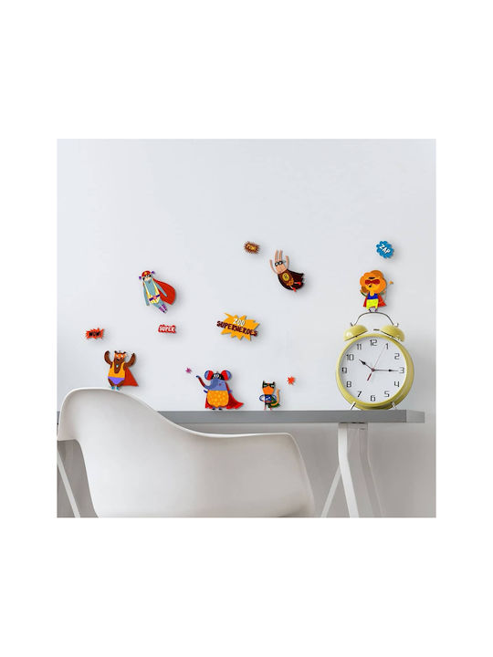 Ango Kids Foam 3D Wall Sticker Super Heroes 31.5x36cm 12pcs