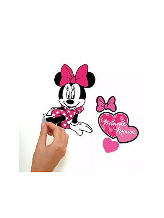 RoomMates Decor Kinder Wandsticker Wand Minnie Loves Pink Wall 7Stück