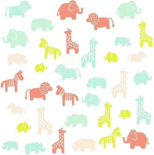RoomMates Decor Детска стикерна за стена Стена Animal Silhouettes 36бр