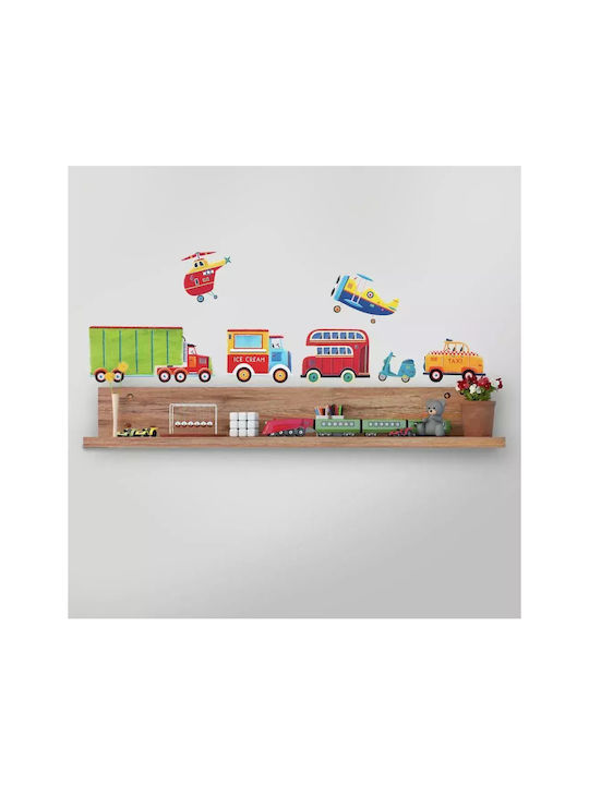 RoomMates Decor Παιδικό Διακοσμητικό Αυτοκόλλητο Τοίχου Transportation 26τμχ