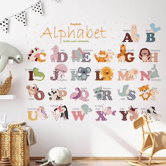 Sipo Autocolant Decorativ pentru Copii Perete 90x60buc