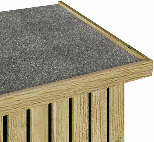vidaXL Wooden Decorative Box 119x44x58.5cm