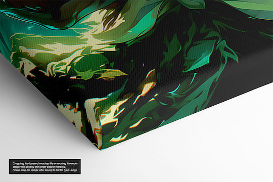 Canvas Painting Dragon Ball Broly Legendary Super Saiyan Knv2710 45cm X 65cm
