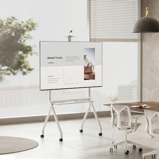 Maclean Energy MC-114 W TV Mount Floor up to 100" and 10kg White