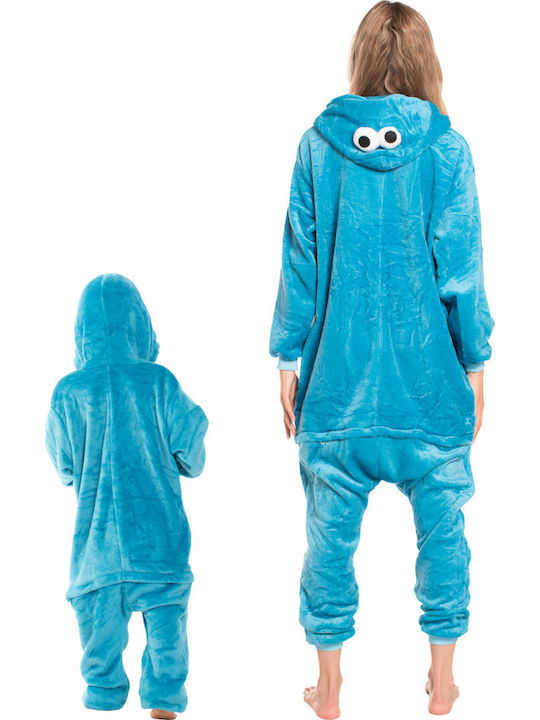 Kinder Einteiliger Schlafanzug Blau