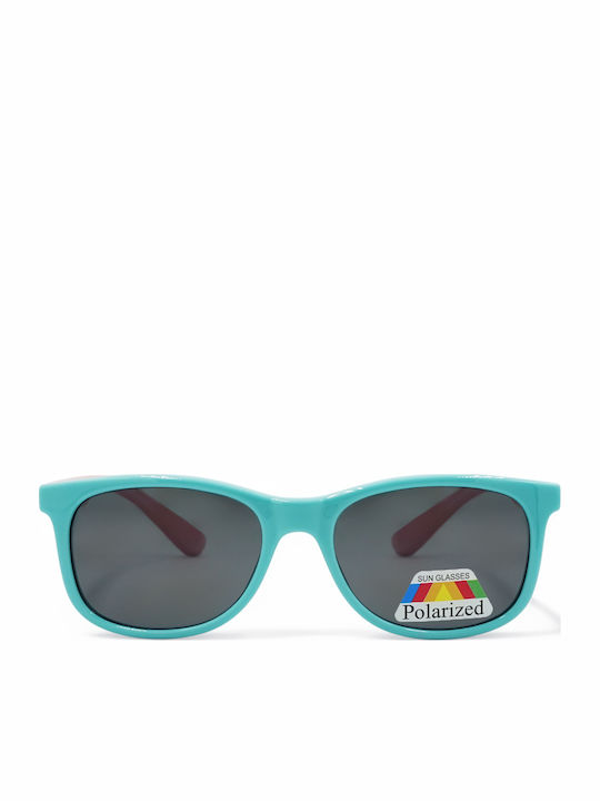 Optosquad Butterfly Kids Sunglasses with Polarized Turquoise Lenses