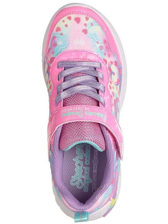 Kids Sneakers with Scratch Pink