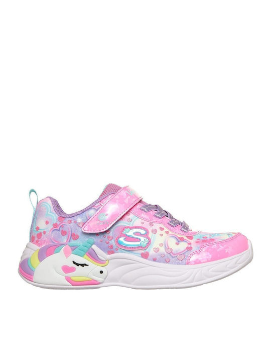 Kids Sneakers with Scratch Pink