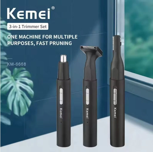 Kemei Trimmer Rechargeable KM-6668