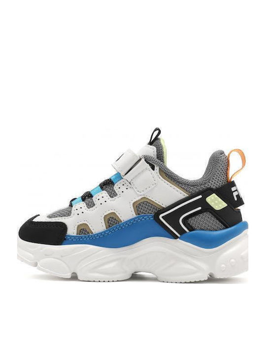 Kids Sneakers with Scratch White