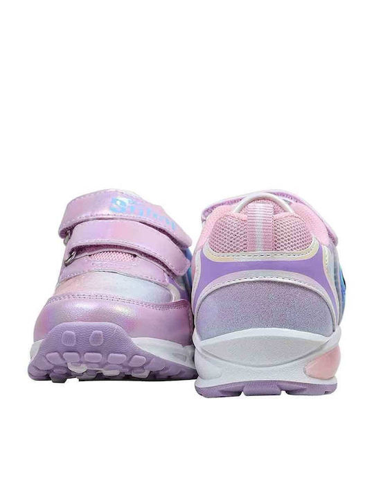 Stitch Kids Sneakers with Lights Pink