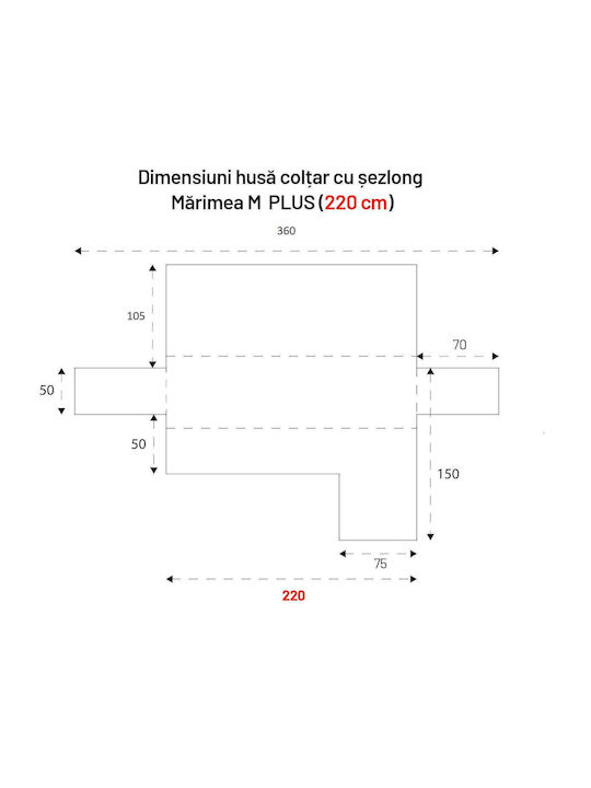 Sofazip Impermeabil Husă Elastică Canapea de colț Brown 280εκ. 1buc SZMATIMPCS280MARO