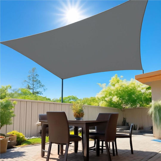 Pânză De Umbrire Impermeabilă 3x2 M Terasă Balcon Protecție UV Gri