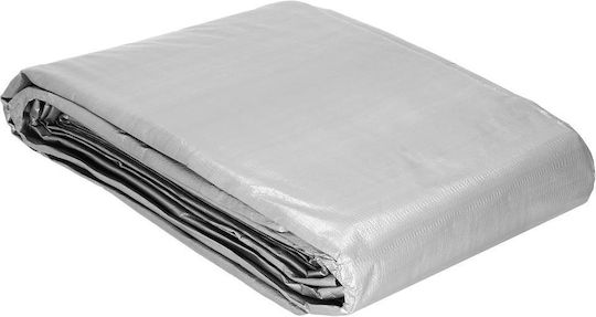 Prelată Laminată Impermeabilă Din Polietilenă 210g/m2 4x5m Gri