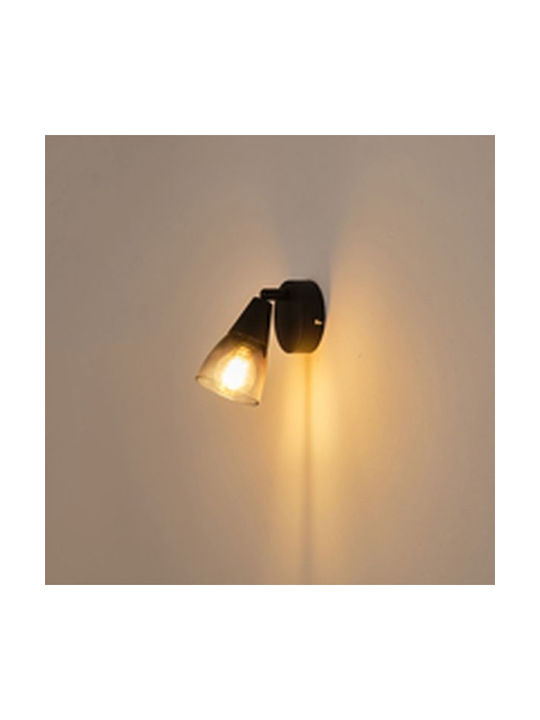 Eurolamp Monos Spot cu Soclu E14 în Culoare Negru