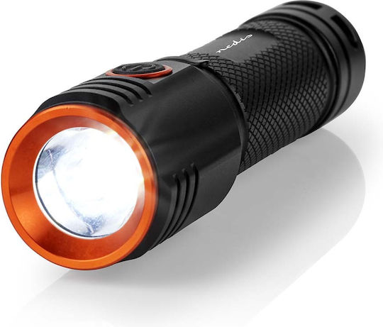 Nedis Lanternă LED 20W 2000lm IPX6 Rază 180m Reîncărcabilă USB-C Neagră