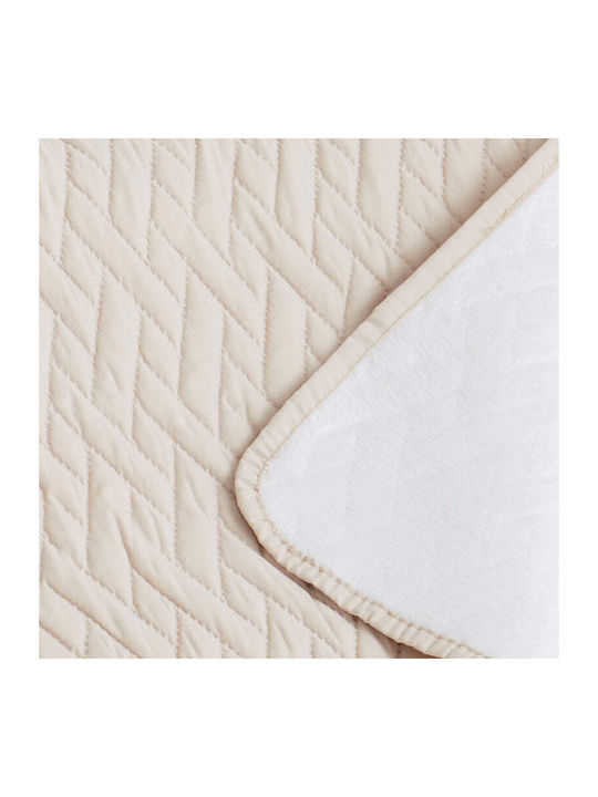 Sofazip Αδιάβροχο Ελαστικό Κάλυμμα Πολυθρόνας Beige 55εκ.