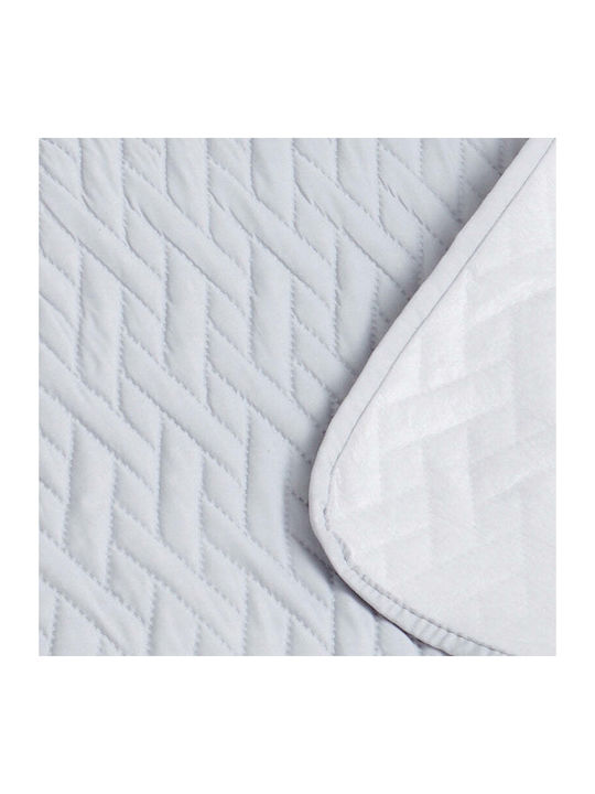 Sofazip Wasserdicht Elastische Abdeckung für Sessel Light Gray 55εκ. 1Stück SZMATIMPGRIDESCH