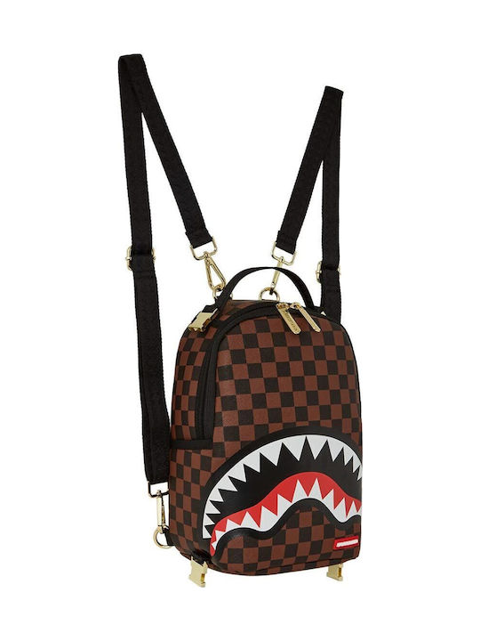 Sprayground Sharks in a Hole in Paris Αδιάβροχο Καφέ