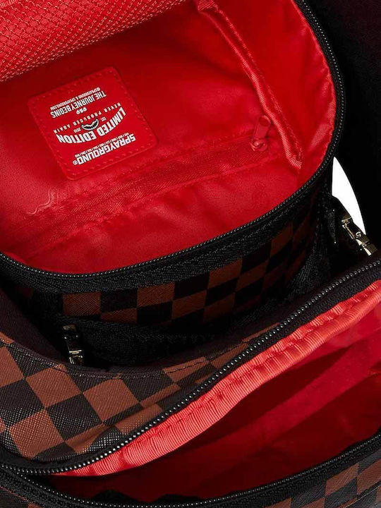 Sprayground Sharks in a Hole in Paris Αδιάβροχο Καφέ