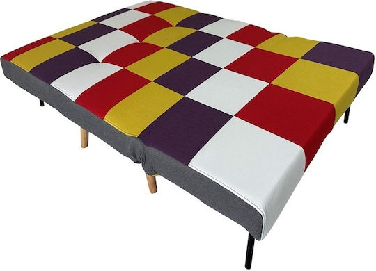 Sara Patchwork Doppelsitzer Sofa Bett Mehrfarbig 134x80x84cm