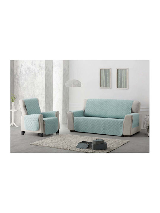 Sofazip Husă Elastică Canapea cu patru locuri Mint-beige 220εκ. 1buc SZMATMINTBE