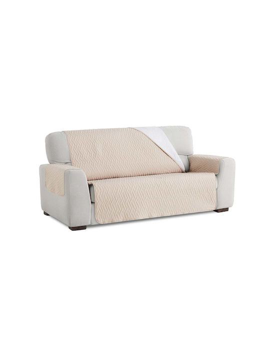Sofazip Wasserdicht Elastische Abdeckung für Fünfsitzer-Sofa Beige 240εκ. 1Stück SZMATIMPPLUSBEJ