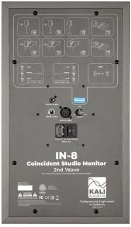 Kali Audio IN-8 2nd Wave Ηχείo Studio Monitor 8" 140W (Τεμάχιο) Γκρι