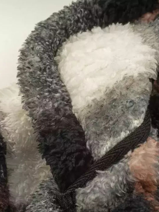 Kinderstrickjacke mit Kapuze Schwarz