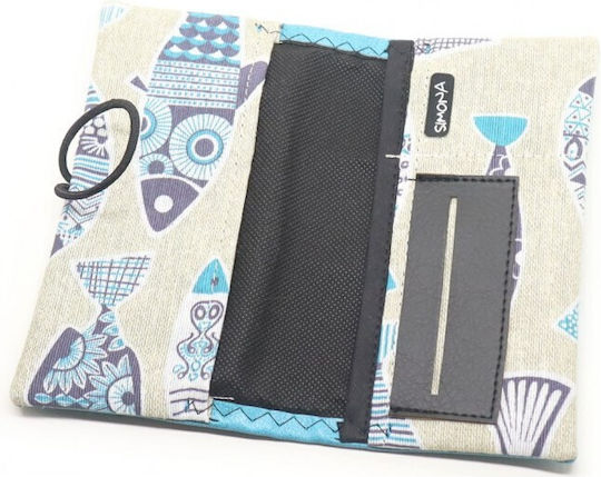 Simona Tobacco Pouch With Snap Closure SKY tobacco pouch