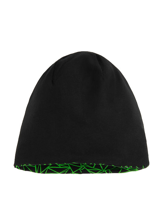 Gamer Kids Beanie Double Sided Fabric Black