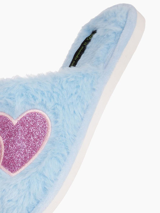 Winter Women's Slippers Light Blue