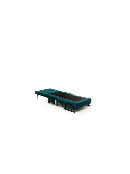 Sento Single Schlafsessel Petrol Blau 75x50x75cm